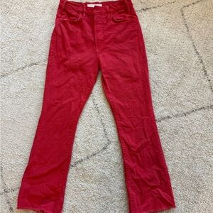 MOTHER The Hustler Ankle Fray Jeans